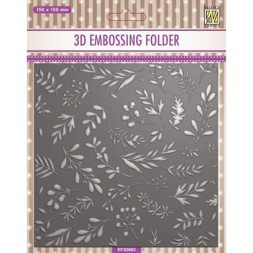 Nellie Snellen Branches & Berries 3D Embossing Folders