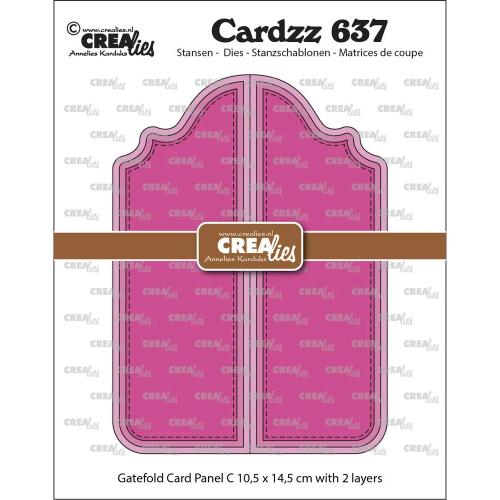 Crealies Cardzz Dies Gatefold Card Panel C (CLCL637)