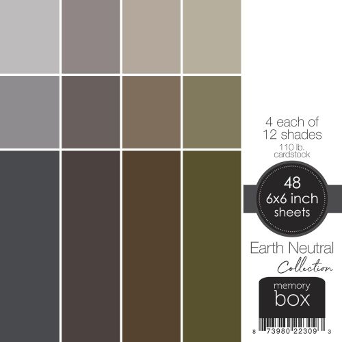 Memory Box - Earth Neutral 6x6 pack