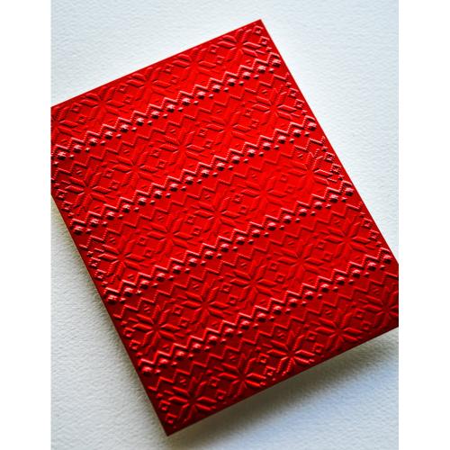 Memory Box - Winter Knit 3D Embossing Folder