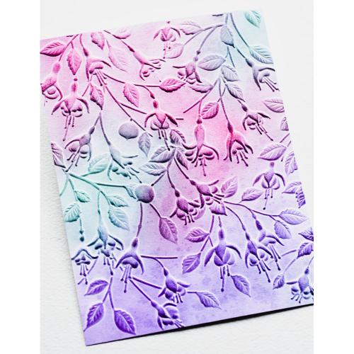 Memory Box - Fuchsia Cascade 3D Embossing Folder