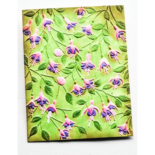 Memory Box - Fuchsia Cascade 3D Embossing Folder