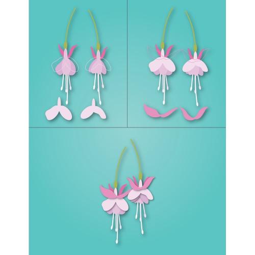 Memory Box - Fuchsia Bud Duo craft die