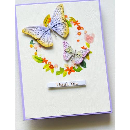 Memory Box - Silver Moon Butterßies craft die