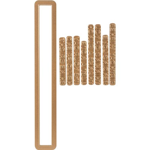 Spellbinders - Glimmer Plate - Everyday Sentiments II GLP-094