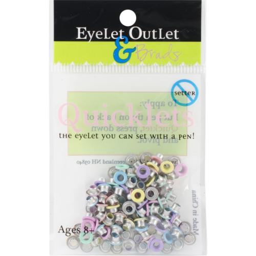 Eyelet Outlet Quicklets Round 84/Pkg Summer 2