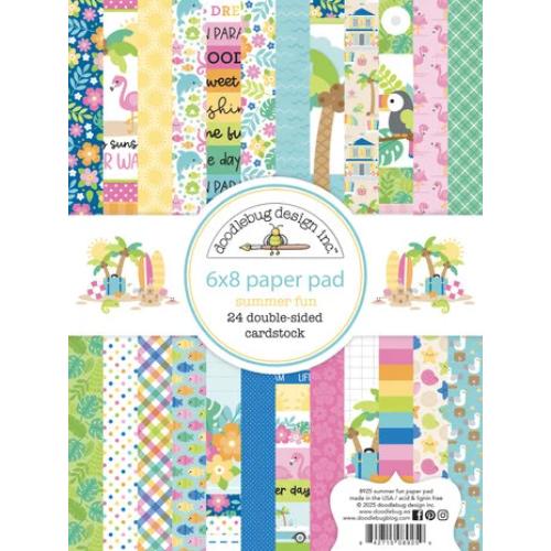 Doodlebug Design Summer Fun 6x8 Inch Paper Pad (8925)