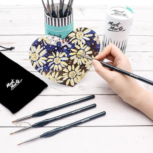 Mont Marte Detail Brush Collection Signature 15pc - Postage as per Actual