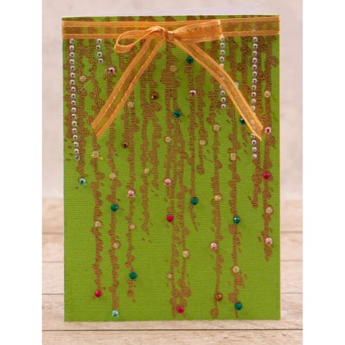 Couture Creations - Waterfall Vines 5x7 Background Stamp (1pc)