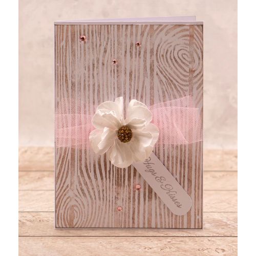 Couture Creations - Wood Panel 5x7 Background Stamp (1pc)