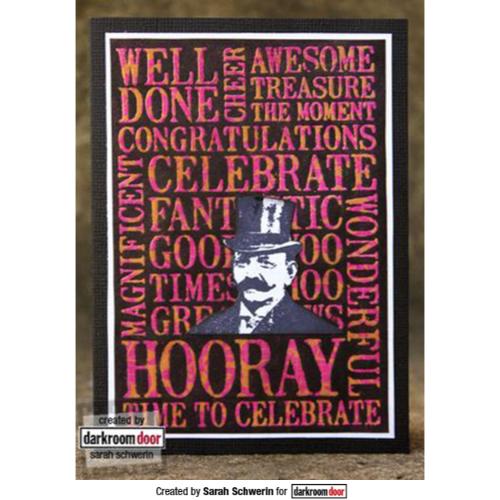 Darkroom Door - Word Block Congratulations