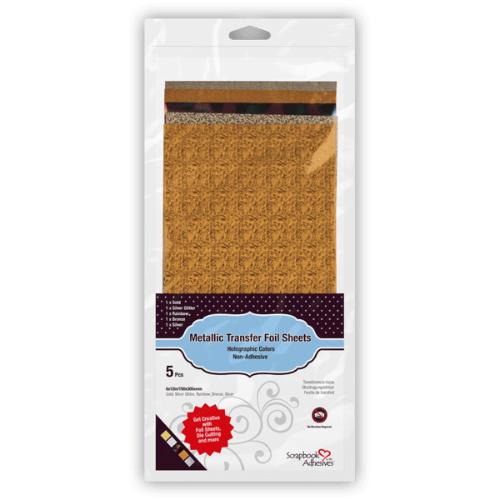 Scrapbook Adhesives - Metallic Transfer Foil Sheets 6 x 12 in - No.01402 - Postage as per Actual