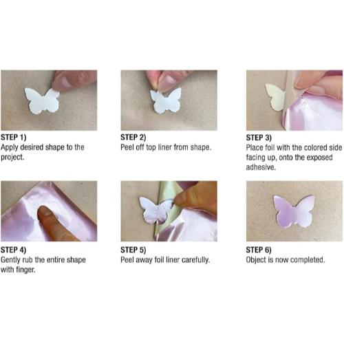 Scrapbook Adhesives - Metallic Transfer Foil Sheets - No.01418-10