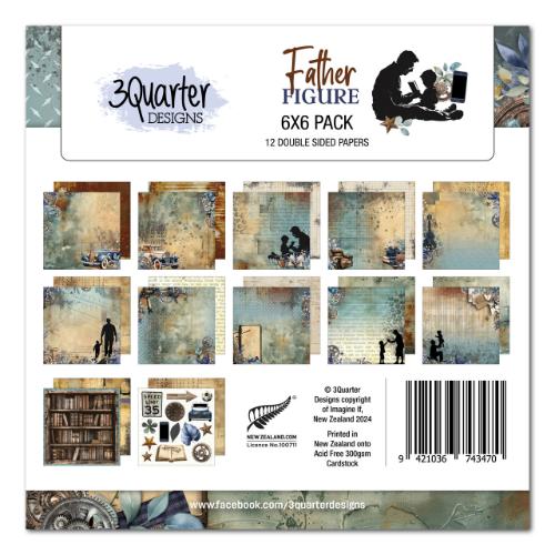 3Quarter Designs Father Figure 6x6 Collection