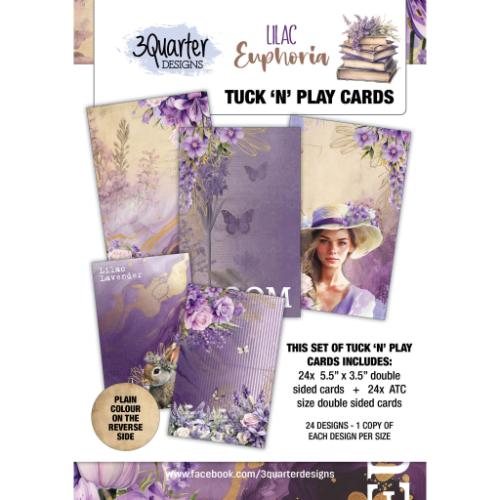 3Quarter Designs Lilac Euphoria Tuck 'n' Play Cards