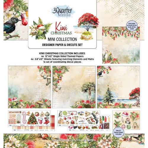 3Quarter Designs Kiwi Christmas Mini Collection - Postage as per Actual