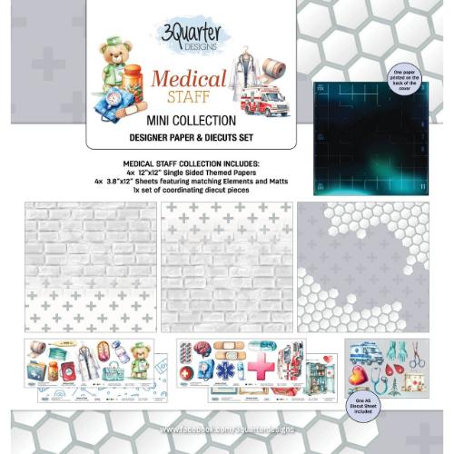 3 Quarter Designs Medical Staff Mini 12x12 collection - Postage as per Actual