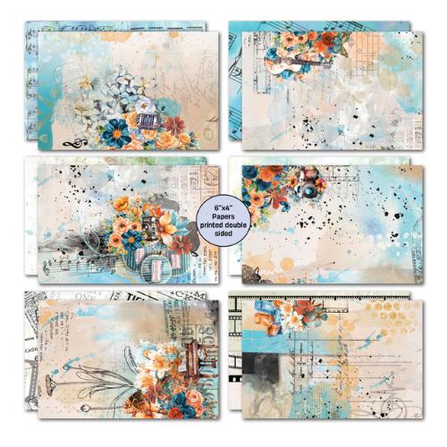 3Quarter Designs - Cerulean Score Collection - 6x4 Card Making Pack