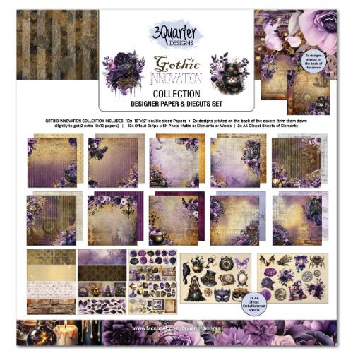 3Quarter Designs - Gothic Innovation 12*12 Collection Kit - Postage as per Actual