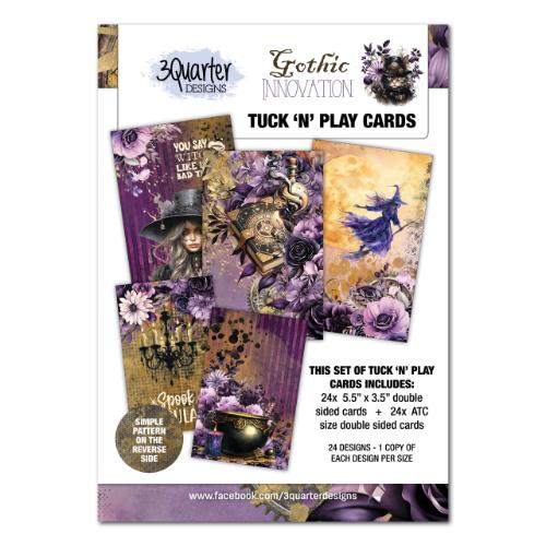 3Quarter Designs - Gothic Innovation Tuck 'N' Play Cards (Double Sided)