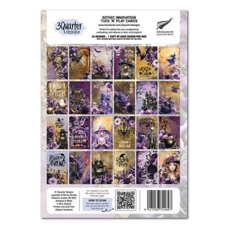 3Quarter Designs - Gothic Innovation Tuck 'N' Play Cards (Double Sided)