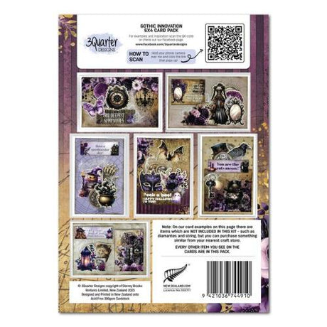 3Quarter Designs - Gothic Innovation 6*4 Card Making Collection Pack