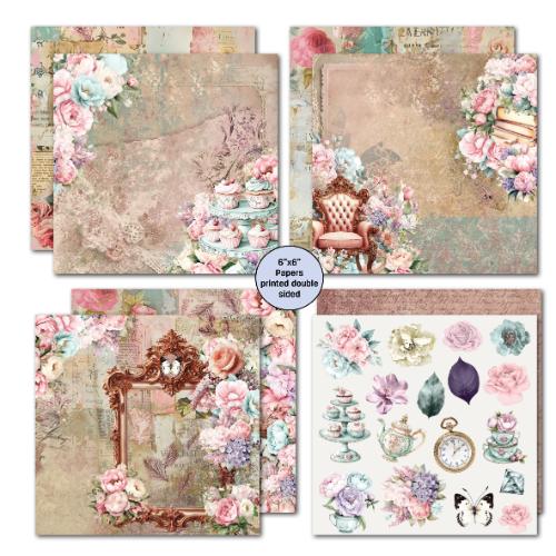 3Quarter Designs - Share Positivi-Tea 6*6 Double Sided Papers