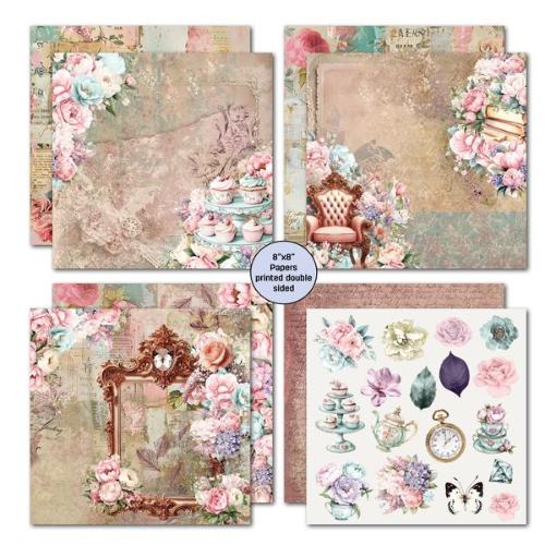 3Quarter Designs - Share Positivi-Tea 8*8 Double Sided Papers