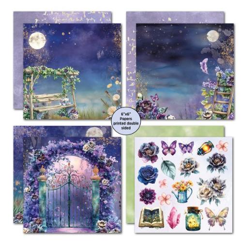 3Quarter Designs Night Garden 6x6 Paper Pack