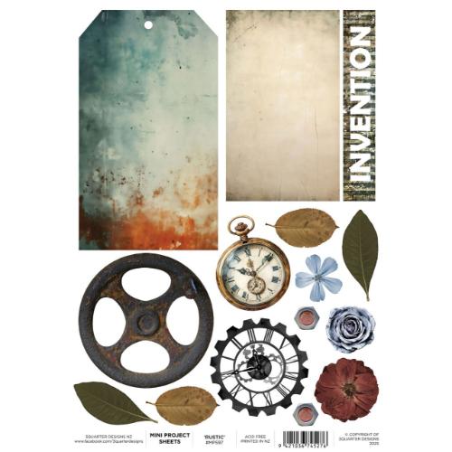 3Quarter Designs Rustic Tinkerer - Mini Project Sheet