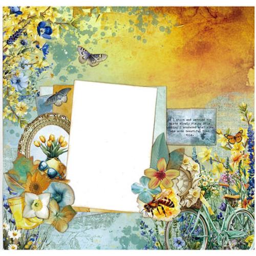 3Quarter Designs Honey Fields 12x12 Design Paper & Diecuts Set - Postage as per Actual