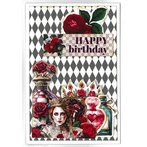 3Quarter Designs Red Queen 6x4 Card Pack