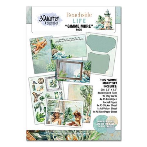 3Quarter Designs Beachside Life Gimme More Cards Pack