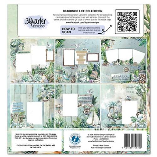 3Quarter Designs Beachside Life Scrapbook Collection - Postage as per Actual