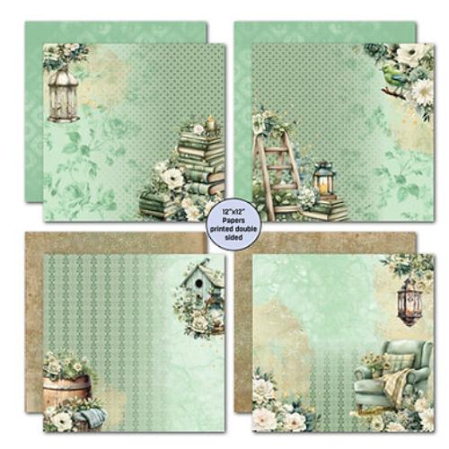 3Quarter Designs Sage Candlelight Scrapbook Collection - Postage as per Actual