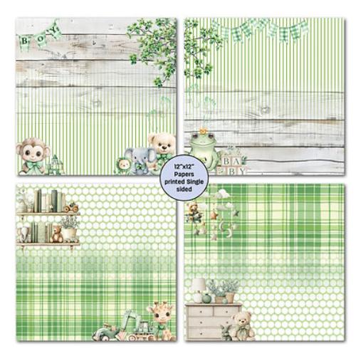 3Quarter Designs Mini 12x12 Collection Mint Nursery - Postage as per Actual