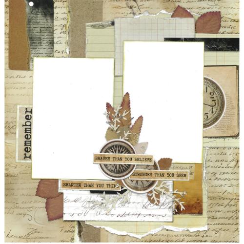 3Quarter Designs Paper Tales 12x12 Designer Paper & Diecuts Set - Postage as per Actual