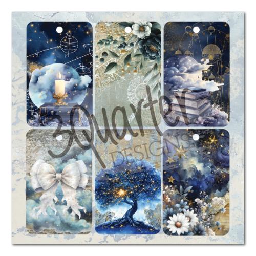 3Quarter Designs Lunar Horoscope 8x8 Paper Pack & Die Cuts set