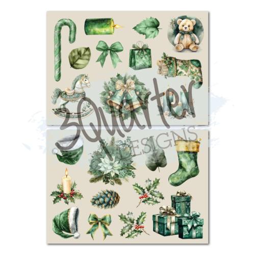 3Quarter Designs Pine Festivities - 8x8