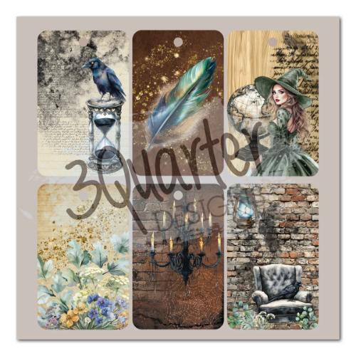 3Quarter Designs Wand Academy 8x8 Paper Pack & Die Cuts set