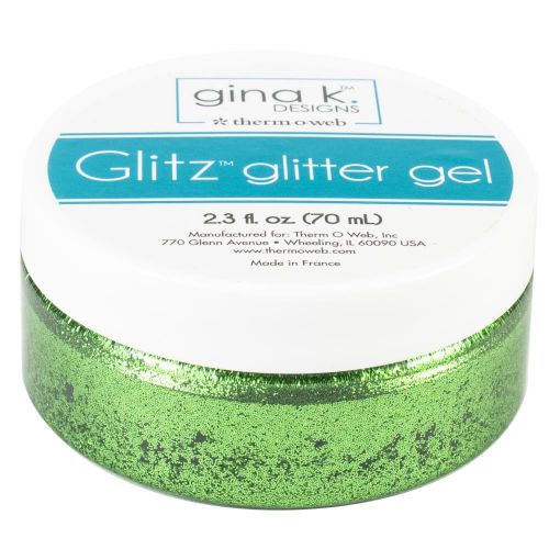 Gina K Designs Glitz Glitter Gel 2.3oz Grass Green