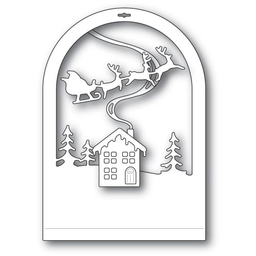 Memory Box - Cabin Snowglobe craft die