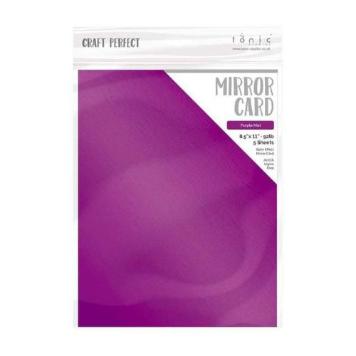 Craft Perfect Purple Mist Mirror Card