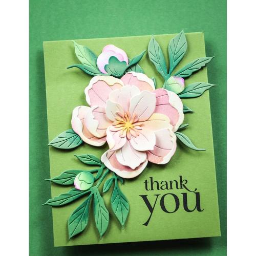 Memory Box - Peony Bud Stems craft die