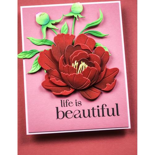 Memory Box - Peony Bud Trio craft die