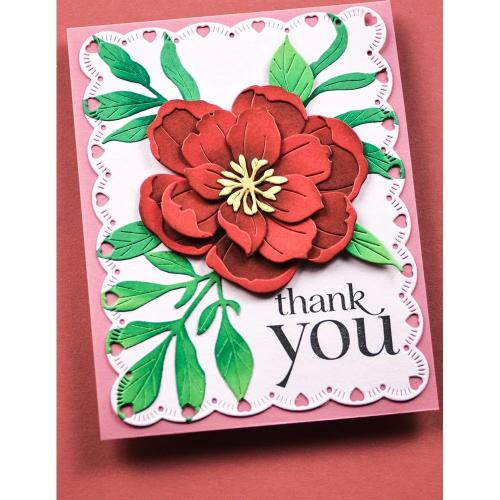 Memory Box - Tender Peony Bud craft die