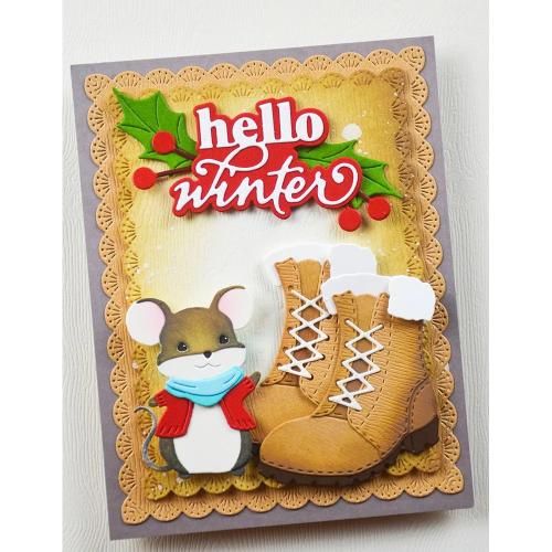 Memory Box - Fan Stitch Scalloped Frames craft die