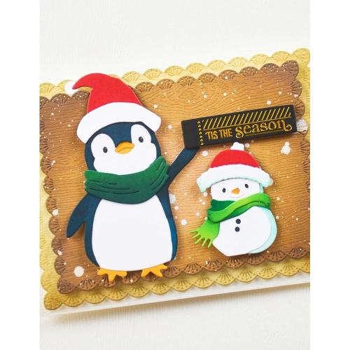 Memory Box - Waving Penguin craft die