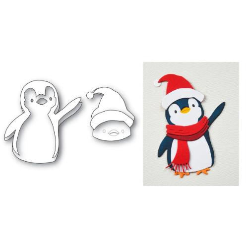 Memory Box - Waving Penguin craft die