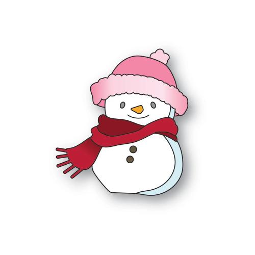 Memory Box - Cute Bundled Snowman craft die